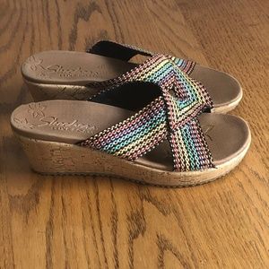 Sketchers Beverlee Delighted wedge sandals